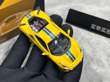 Load image into Gallery viewer, TOC 1:64 Yellow 488 Pista Coupe Sports Model Diecast Metal Car New Collection