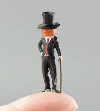 Load image into Gallery viewer, 1:64 Painted Figure Mini Model Miniature Resin Diorama Mr Pumpkin Miss Ghost Toy New Collection