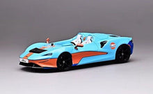 Load image into Gallery viewer, CM 1:64 Blue Gulf Elva Super Racing Sports Model Toy Diecast Metal Car Box
