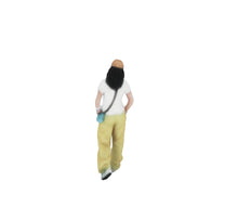 Load image into Gallery viewer, 1:64 Painted Figure Mini Model Miniature Resin Diorama Woman Girl Yellow Pants
