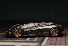 Load image into Gallery viewer, Bburago 1:64 Black Terzo Millennio Sports Model Diecast Metal Car New Collection