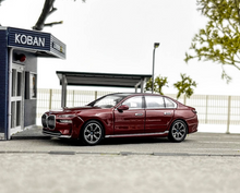 Load image into Gallery viewer, MINIGT 1:64 Red BMW i7 xDrive 60 Aventurin Luxury Model Diecast Metal Car New Collection