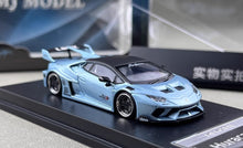 Load image into Gallery viewer, MJ 1:64 Ice Blue Huracan LP610 GT Sports Model Diecast Metal Car New Collection
