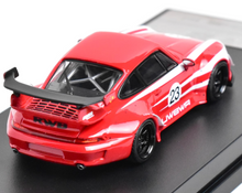 Load image into Gallery viewer, XF 1:64 Red RWB 993 #23 Racing Sports Classic Diecast Model Metal Car New Collection