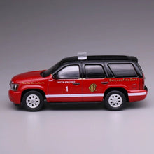Load image into Gallery viewer, 1:64 596 Tahoe SUV Chicago Fire AMR Chief Police Model Diecast Metal Car New Collection