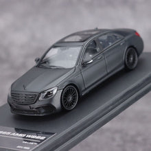 Load image into Gallery viewer, King 1:64 Matte Black AMG S65 W222 Luxury Sports Model Diecast Metal Car New Collection