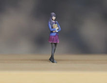 Load image into Gallery viewer, 1:64 Painted Figure Model Miniature Resin Diorama Sand Kawaii Cute Girl Uniform