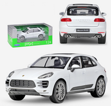Load image into Gallery viewer, WELLY 1:24 Macan Turbo City SUV Sports Model Diecast Metal Car Display