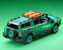 Load image into Gallery viewer, XCARTOYS 1:64 Green POER Pickup Truck Off Road Model Diecast Metal Car New