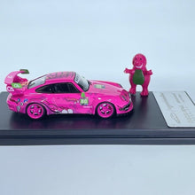 Load image into Gallery viewer, MC 1:64 Pink Dinosaur RWB 993 Figure Sports Model Diecast Metal Car New Collection