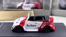 Load image into Gallery viewer, HKM 1:64 White VW RWB Beetle Convertible Sports Model Diecast Metal Car New Collection