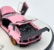 Load image into Gallery viewer, PGM 1:64 Pink LBWK Aventador LP700-4 Round Sports Model Diecast Metal Car New Collection