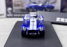Load image into Gallery viewer, FW 1:64 Blue Shelby 427 COBRA Convertible Sports Model Diecast Metal Car New Collection