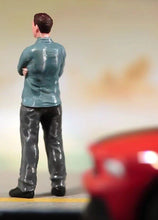 Load image into Gallery viewer, 1:64 Painted Figure Model Miniature Resin Diorama Sand Racer Standing Man Toy New Collection