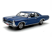 Load image into Gallery viewer, 1:87 Blue 1966 Pontiac GTO Muscle Classic Sports Model Diecast Metal Car New Collection