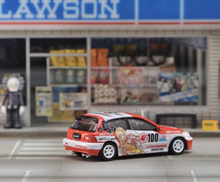 Load image into Gallery viewer, SW 1:64 JDM Red EG6 Civic SIR Idemitsu V2 Sports Model Diecast Metal Car New