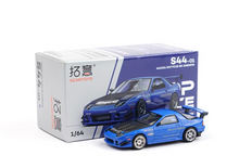 Load image into Gallery viewer, Poprace 1:64 JDM Blue RX7 FC3S RE Sports Model Diecast Metal Car New Collection