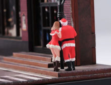 Load image into Gallery viewer, 1:64 Painted Figure Model Miniature Resin Diorama Sand Santa Girl Chirstmas Toy