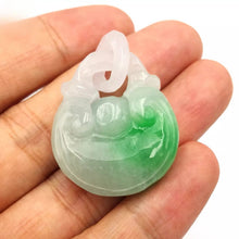 Load image into Gallery viewer, Nature Jade Ingot Pendant Necklace Gift Jewelry charm Blessing Lucky Wealth a
