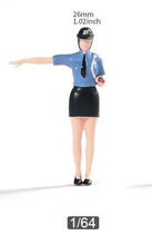 Load image into Gallery viewer, 1:64 Painted Figure Unpainted Model Miniature Resin Diorama Sand Woman Police New