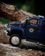 Load image into Gallery viewer, GOC 1:64 Blue Police Topkick C4500 Pickup Truck Model Diecast Metal Car New Collection