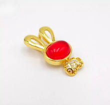 Load image into Gallery viewer, Nature Jade Cute Bunny Pendant Necklace Gift Jewelry charm Blessing Lucky New a
