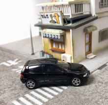 Load image into Gallery viewer, LCD 1:64 JDM Black EG6 Civic SIR Hatchback Sports Model Diecast Metal Car New