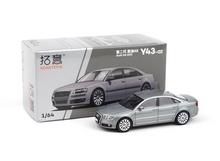 Load image into Gallery viewer, XCARTOYS 1:64 Gray A8 D3 Luxury Sedan Classic Model Diecast Metal Car New Collecction