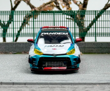 Load image into Gallery viewer, Fuji 1:64 Blue JDM GR Yaris Pandem Hatchback Sport Model Diecast Metal Car New Collection