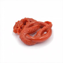Load image into Gallery viewer, Nature Jade Red Dragon Pendant Necklace Gift Jewelry charm Blessing Lucky New