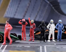 Load image into Gallery viewer, 1:64 Painted Figure Model Miniature Resin Diorama Toy Sand Racing Driver Racer