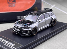 Load image into Gallery viewer, DCM 1:64 Silver RS6 2NCS Wagon Widebody Kit Sports Model Diecast Metal Car New Collection