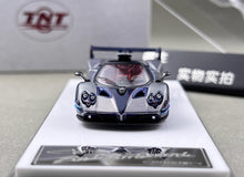 Load image into Gallery viewer, TNT 1:64 Silver Zonda Arrivederci Racing Sports Model Diecast Metal Car New Collection