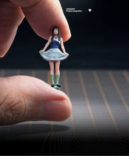 Load image into Gallery viewer, 1:64 Painted Figure Model Miniature Resin Diorama Toy Sand Mini Skirt Girl Cute