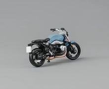 Load image into Gallery viewer, CM 1:64 Blue R nineT Man Figure Sports Model Diecast Metal Motorcycle New