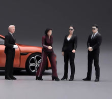 Load image into Gallery viewer, 1:64 Painted Figure Model Miniature Resin Diorama Toy Sand Bodyguard Security