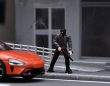 Load image into Gallery viewer, 1:64 Painted Figure Model Miniature Resin Diorama Toy Bandit Ganster Set Black