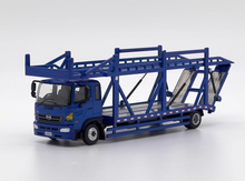 Load image into Gallery viewer, UM 1:64 Blue 500 HINO Ranger Double Transport truck Model Diecast Metal Car