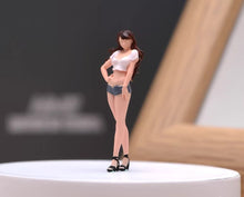 Load image into Gallery viewer, 1:64 Painted Figure Model Miniature Resin Diorama Toy Sand Beauty Girl Pretty