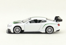Load image into Gallery viewer, CCA 1:43 White Continental GT3 Racing Sports Model Toy Diecast Metal Car BN