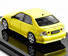 Load image into Gallery viewer, HobbyJapan 1:64 Yellow 1999 Lexus IS200 Sedan Sport Model Diecast Metal Car