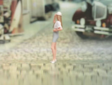 Load image into Gallery viewer, 1:64 Painted Figure Model Miniature Resin Diorama Toy Cap Mini Skirt Casual Girl