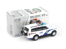 Load image into Gallery viewer, XCARTOYS 1:64 Police JDM Pajero Gen.4 SUV Off Road Model Diecast Metal Car