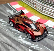 Load image into Gallery viewer, CM 1:64 Red Solus GT Racing Sports Model Diecast Metal Car New Collection