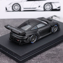 Load image into Gallery viewer, HKM 1:64 Black Carbon 911 GT3 R 992 Rennsport Sports Model Diecast Metal Car