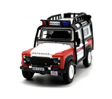 Load image into Gallery viewer, 1:76 HK Police Defender 90 SUV Off Road Classic Model Diecast Metal Car