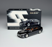 Load image into Gallery viewer, Masdi 1:64 Black A8L Horch Luxury Sedan Sports Model Diecast Metal Car New Collection
