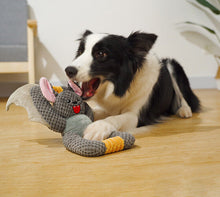 Load image into Gallery viewer, Dog Squeaky Toys Bat Chew Puppy Fluffy Rope Toy Durable Teeth Grinding Pet Cat