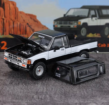 Load image into Gallery viewer, GCD 1:64 1985 Black Hilux Xtra Cab Pickup Truck Model Diecast Metal Car New Collection