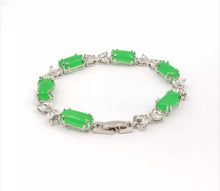 Load image into Gallery viewer, Nature Jade Beaded Bracelet Jewelry Blessing Lucky Fortune Gift For Her green s
